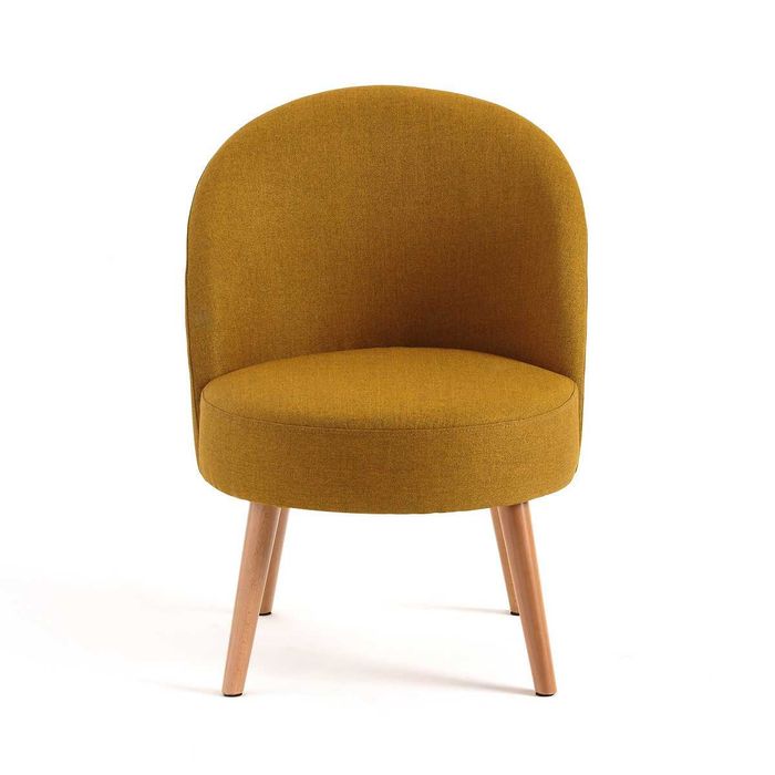 Cadeirão vintage (Quilda) - Amarelo mostarda