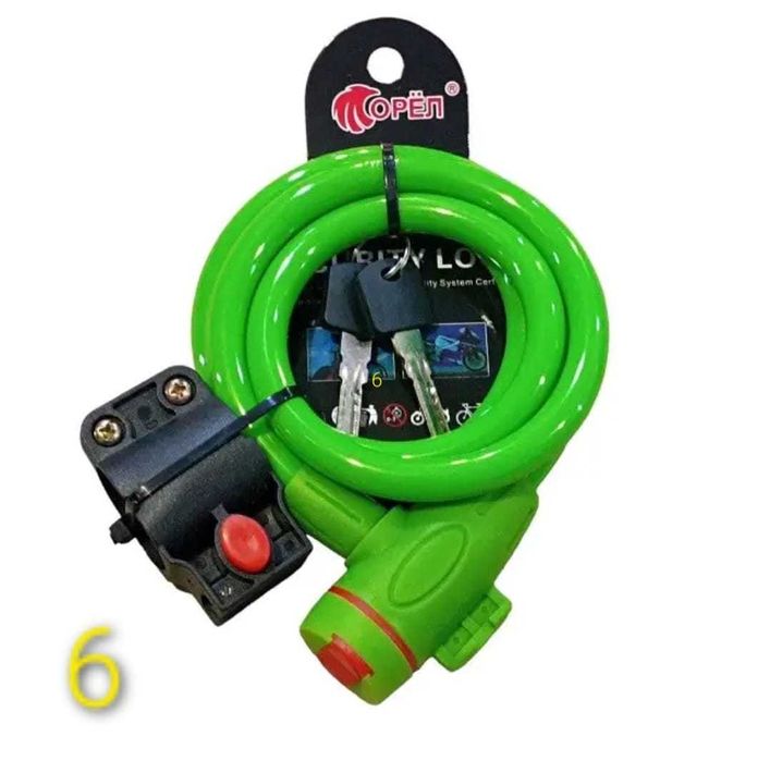 Мото вело замок протиугінний надійний для самокатів, велосипедів