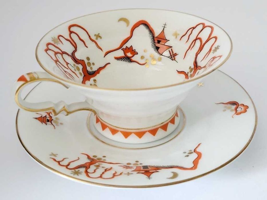 Rosenthal mokka kolekcjonerska Madeleine Moderna Art Deco