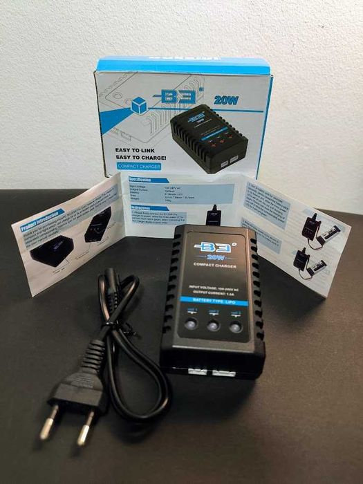 Duo Baterias Lítio NB‑6L 1600 mAh + Carregador B3 20W – Novo