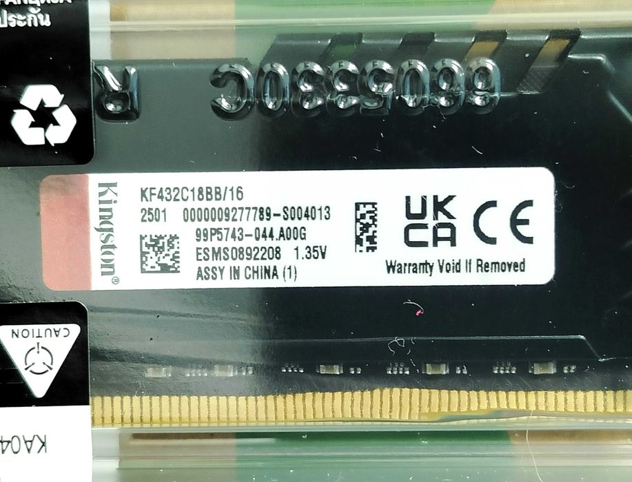 Оперативна пам'ять Kingston Fury Beast 3200Mhz DDR4 16Gb
