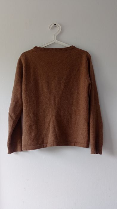 Brązowy wełniany sweter Riccovero r.S/M