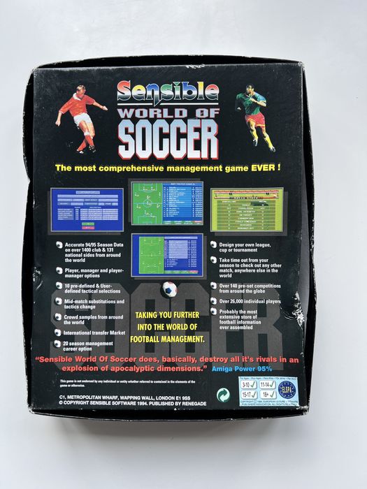 Gra na Amiga sensible world of soccer