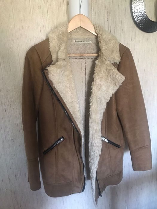 Casaco suede Stradivarius