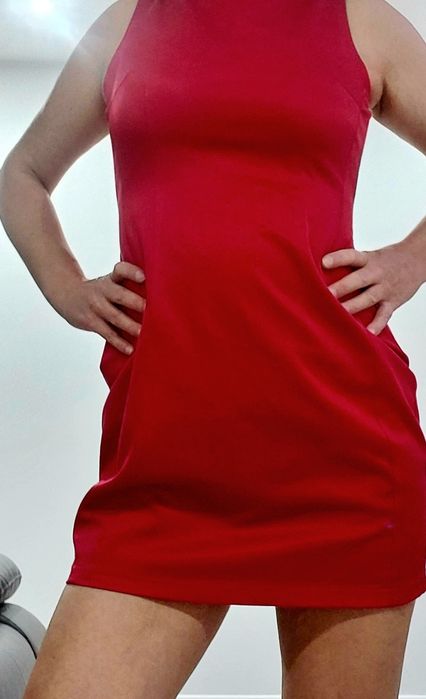 Attentif.  Nowa sukienka z fiszbinami z boku. Roz. S/M  vintage  36/38