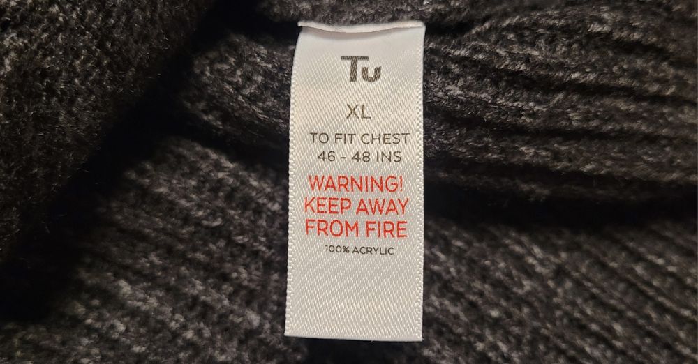 TU Kardigan Męski roz XL - NOWY