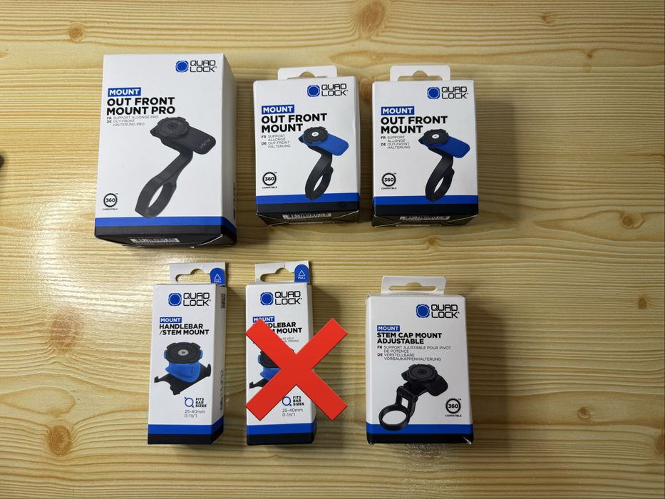Capas e suportes Quad Lock