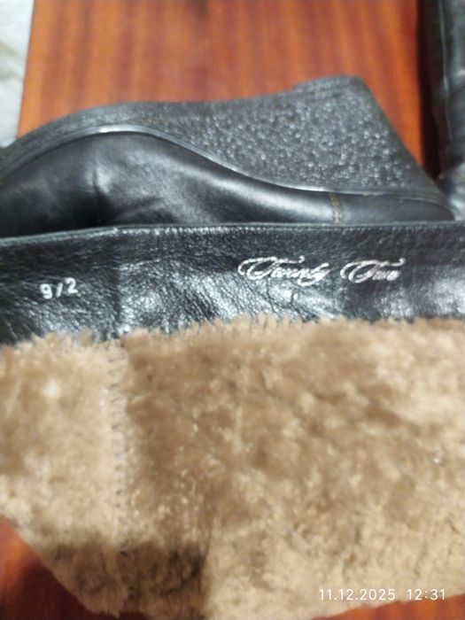 Сапоги зимние на танкетке 39