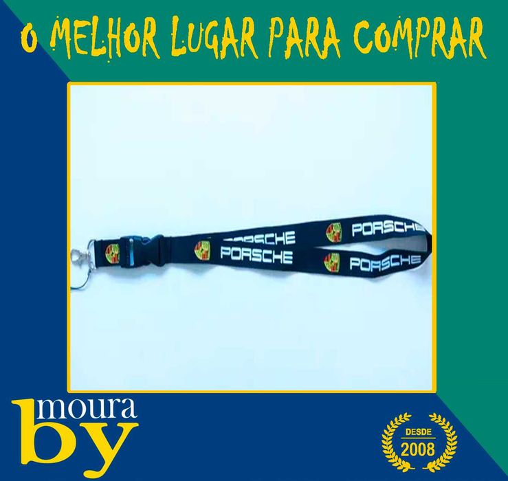 Fita de Pescoço ou Lanyard Porsche