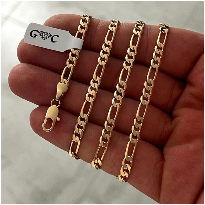 Biżuteria Ze Stali Chirurgicznej Złoty Pozłacany Łańcuszek Naszyjnik 5