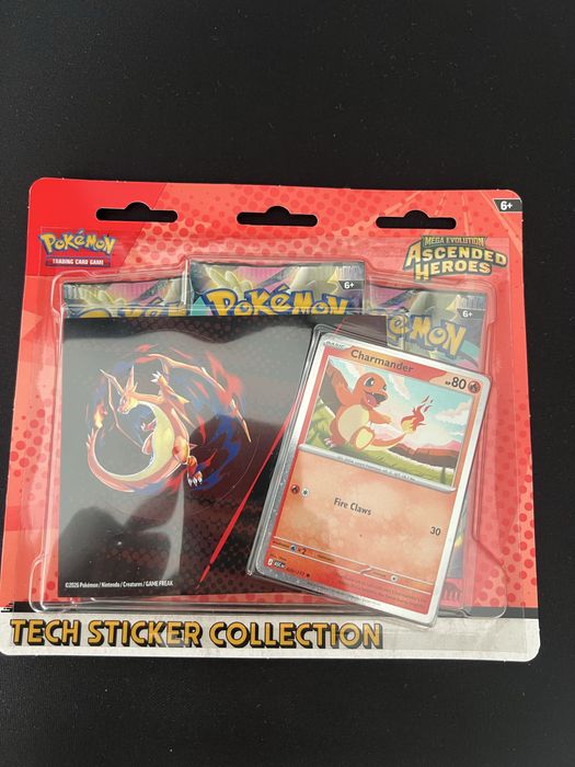 Pack Pokémon Tech Sticker Collection Charmander