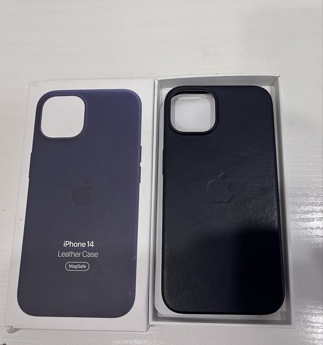 Чохол APPLE для iPhone 13/14 Leather Case/MagSafe/Ink оригінал