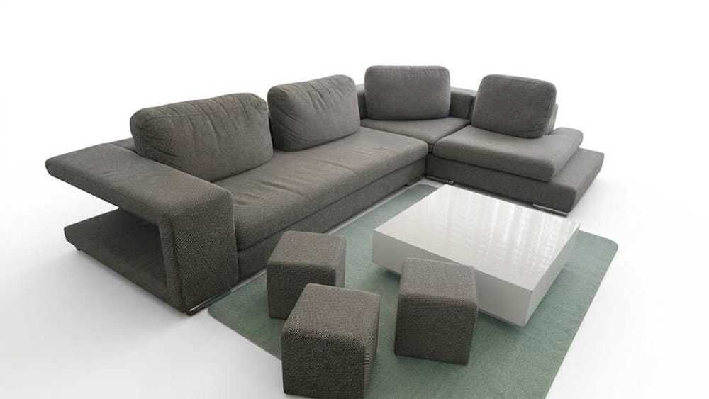 Sofá c/chaise longue - Maia