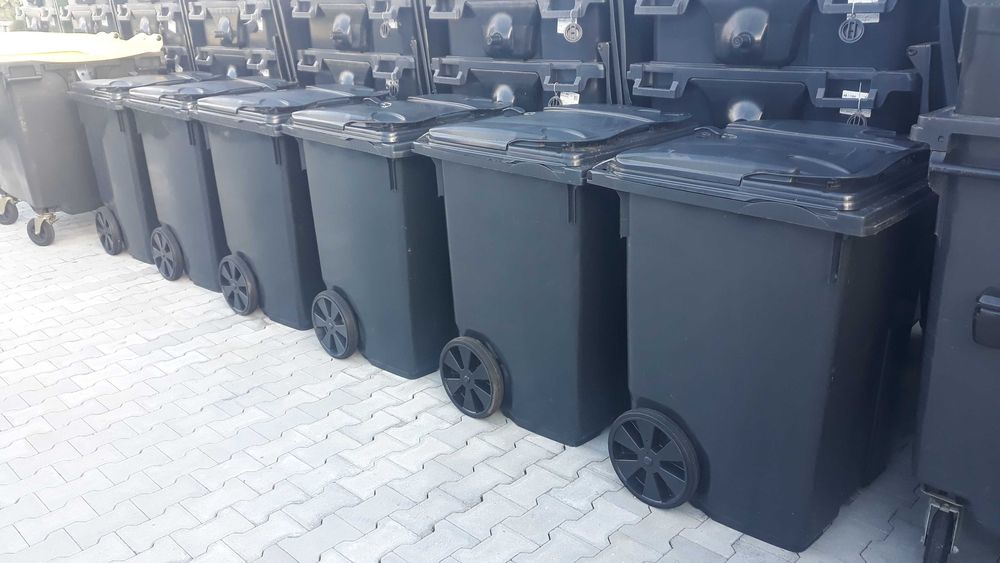 Kosz na śmieci pojemnik na odpady kontener duży ESE 370L 240 WYSYŁKA !