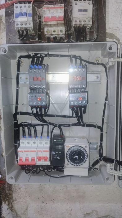 reparações em quadros elétricos, comandos e bombas