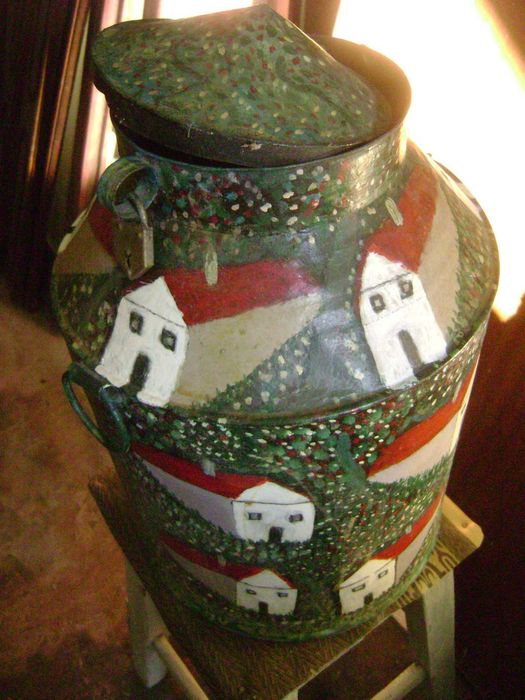 Talha de Azeite decorada