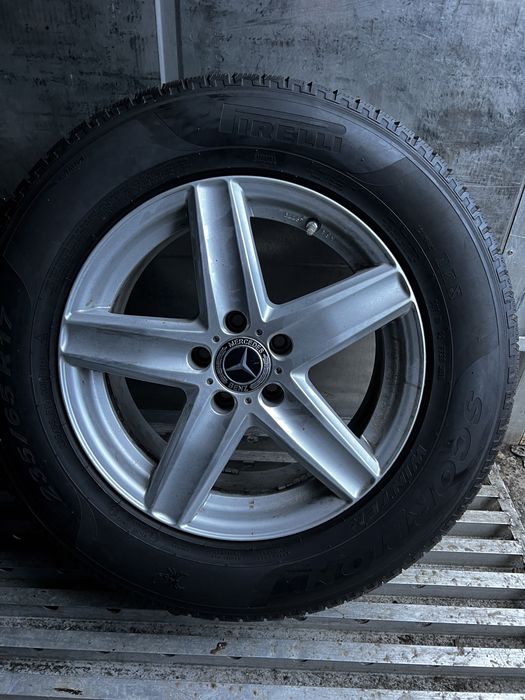 Alufelgi R17 5x112 Mercedes GLC GLB ML GLK Opony Zimowe 235/65/17
