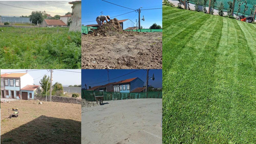 Construção e Manutenção de Jardins em Gaia.