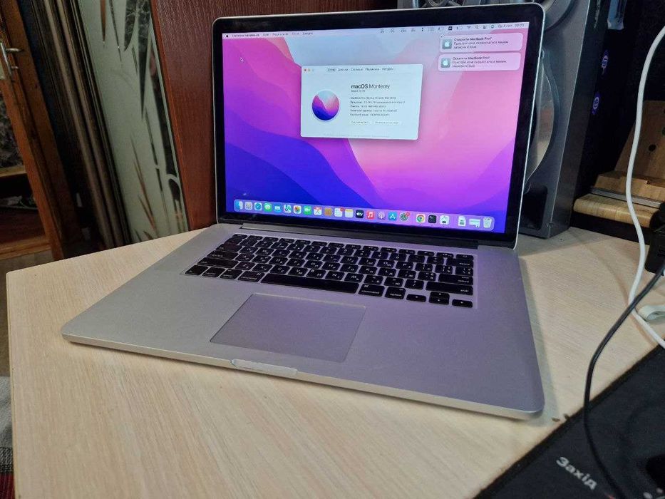Ноутбук 15" MacBook Pro A1398 Intel Core i7 16 / 500GB Retina R9 M370X