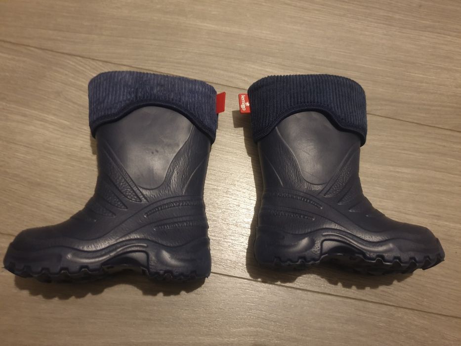 Kalosze ocieplane dziecięce rozm. 22 / 23 granatowe