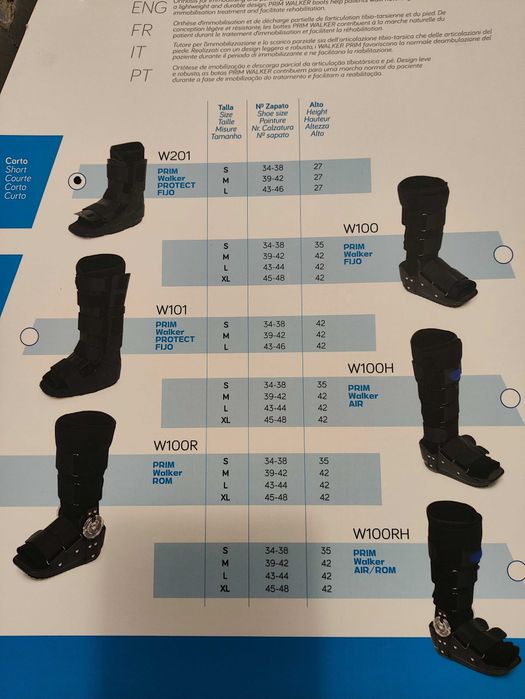 Bota Walker Curta – Prim W201