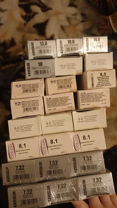 Profesjonalne farby do włosów i inne