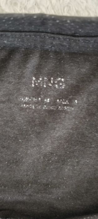 Grafitowy T-shirt Mango r. M