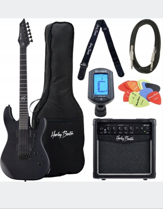 Gitara elektryczna+akcesoria Harley Benton