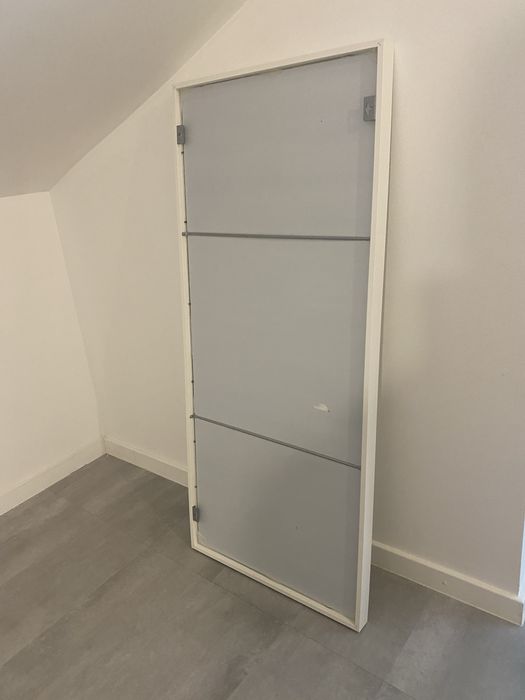 Espelho de Parede Grande com Moldura Branca (149x65 cm)