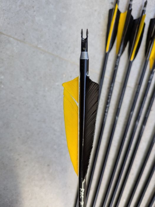 12 Flechas tiro com arco alumínio Easton x7 Eclipse spine 1914