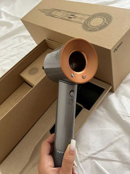 Фен Dyson Supersonic HD08 (Nickel/Copper), оригінал, ідеальний стан, є чек