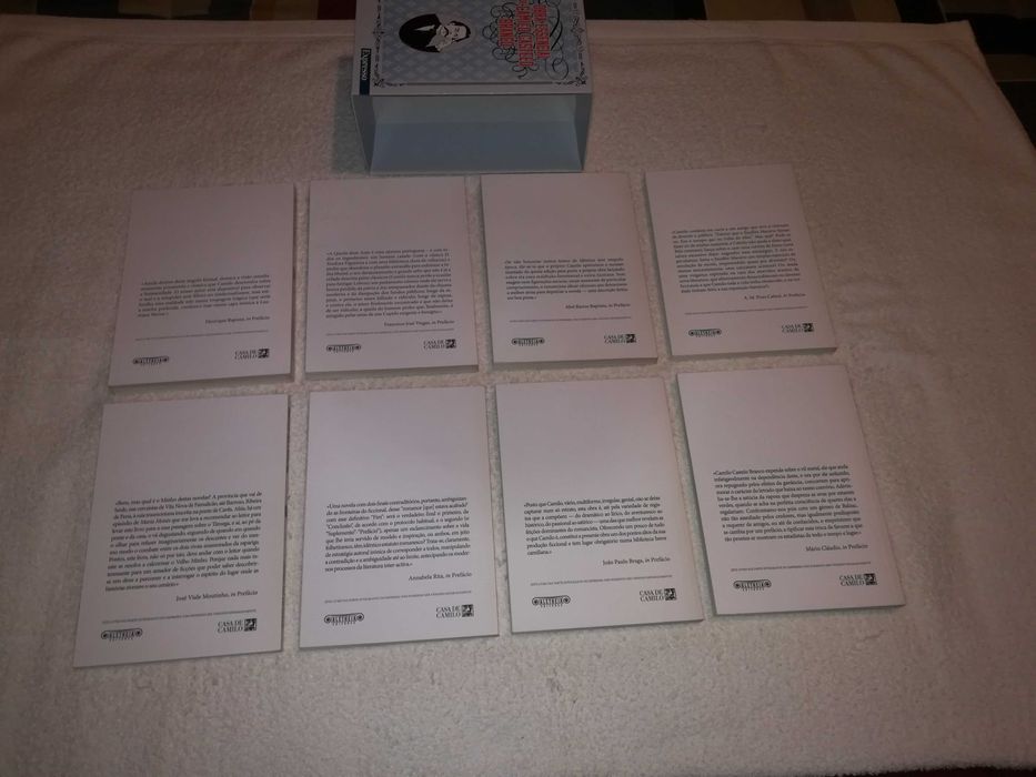 obra essencial de camilo castelo branco (coleção de 8 livros) 2016