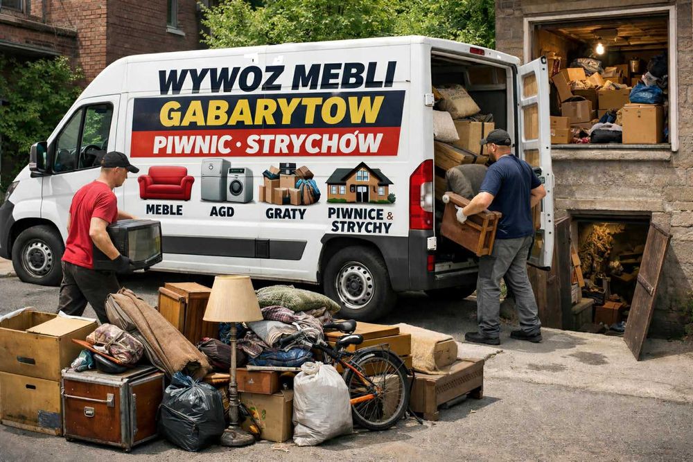 Wywóz mebli i sprzątanie obiektów