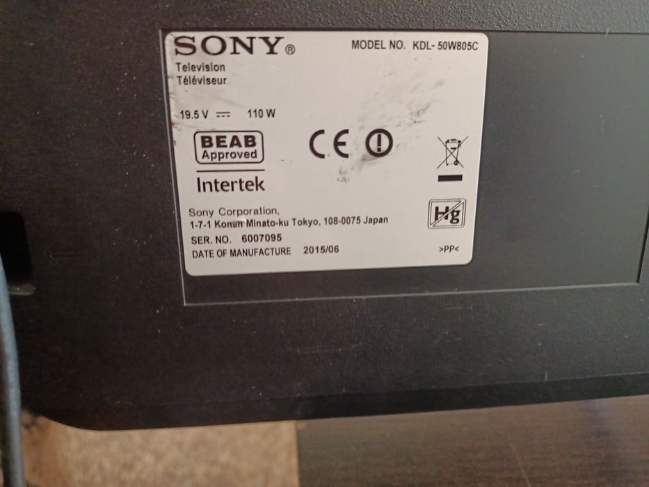 Телевизор SONY KDL 50W805C
