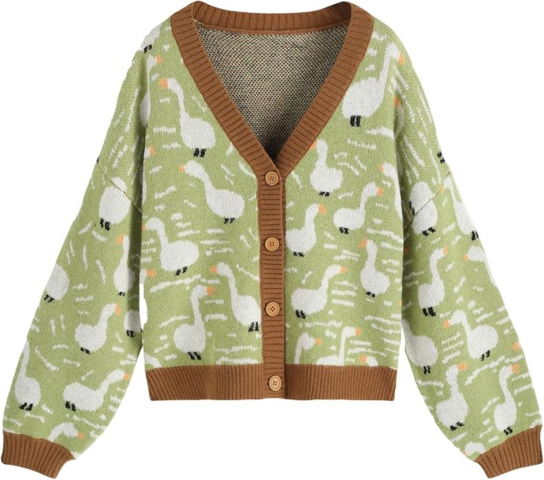 Кардиган від бренду CIDER «Duck Pattern Contrasting