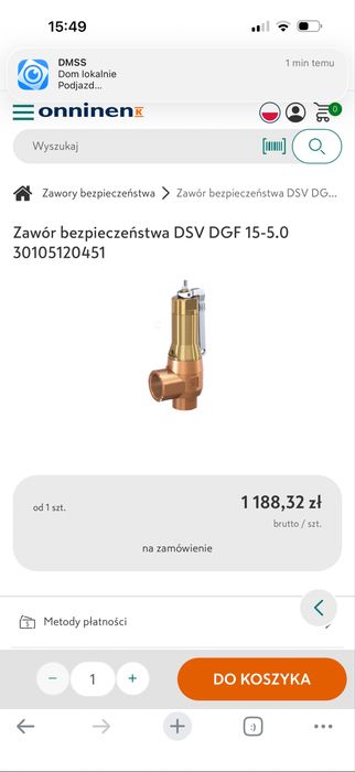 Zawór bezpieczestwa