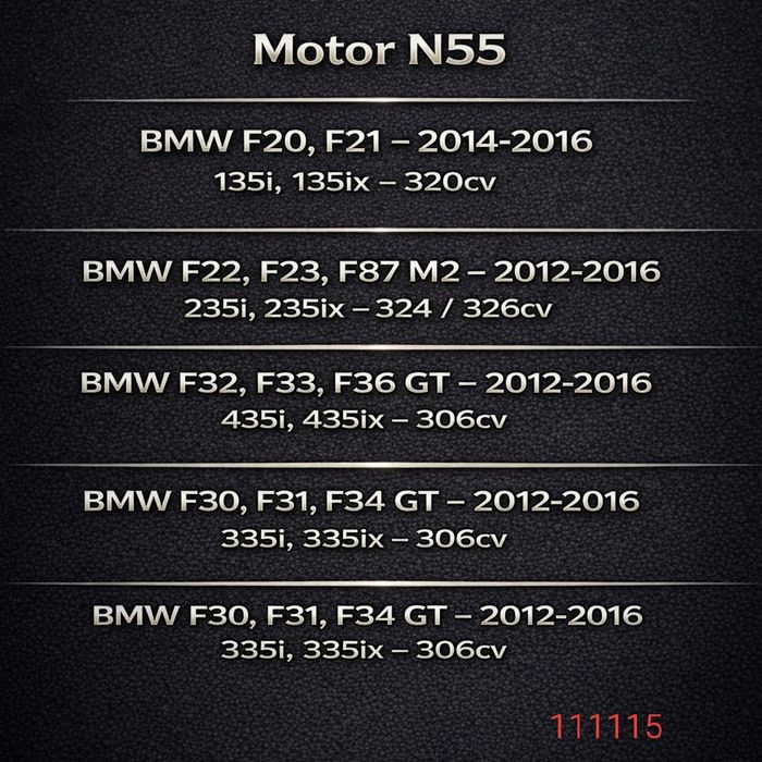 Downpipe BMW n55 135i 235i 335i 435i