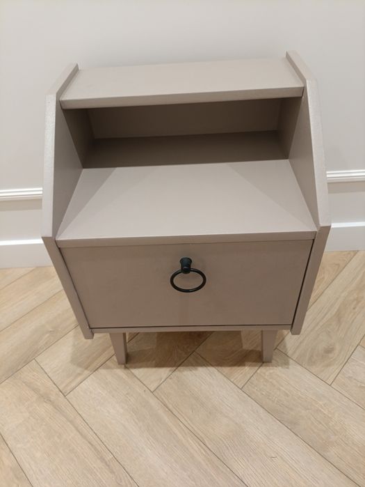 Szafka nocna PRL odnowiona