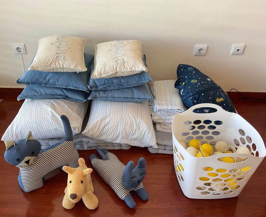 Lençóis, Almofadas e edredões Zara Home e Paradies( Nórdico)
