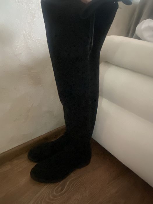 Kozaki długie zamszowe rozmiar 41