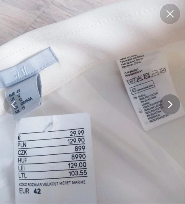 Spódnica H&M 42. Nowa.