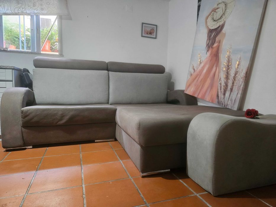 Sofá chaise long como novo