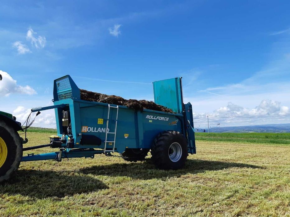 Rozrzutnik obornika ROLLAND RF COMPACT 5514 wałki pion 13 ton PROMOCJA