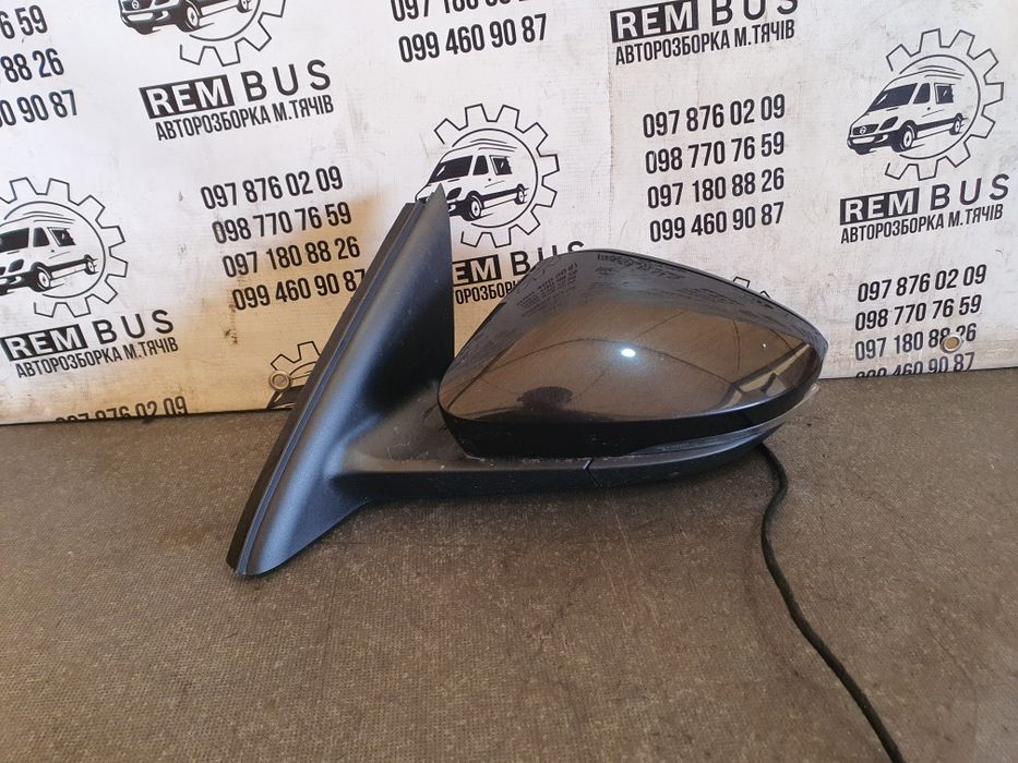 Ліве зеркало skoda Octavia a7 підігрів, регулювання