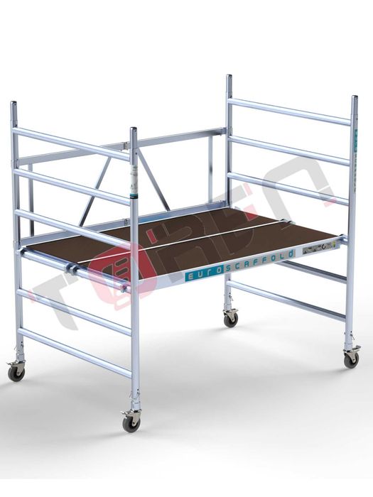 Rusztowanie Przegubowe aluminiowe EUROSCAFFOLD 135 Wysokość robocza 3m