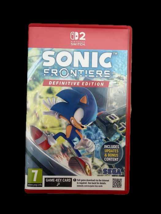 Sonic Frontiers: Definitive Edition — Nintendo Switch 2 (NOVO/NUNCA USADO)