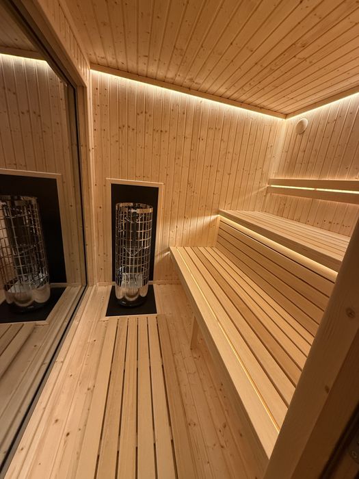Sauna Balia Ogrodowa Domowe Spa Jacuzzi Domek Letniskowy