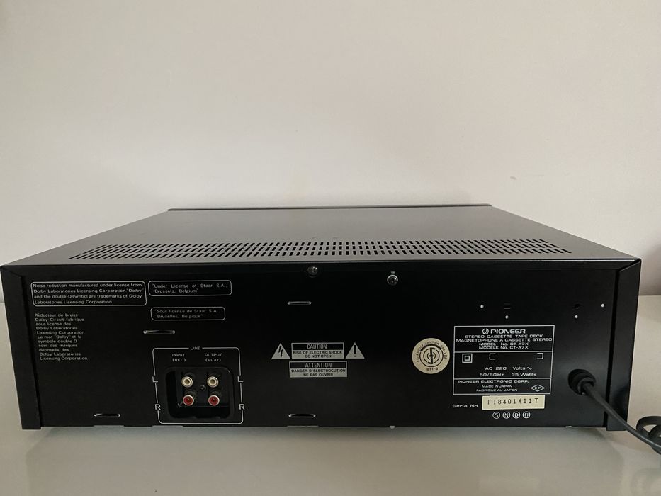 Magnetofon kasetowy pioneer CT-A7X czytaj opis