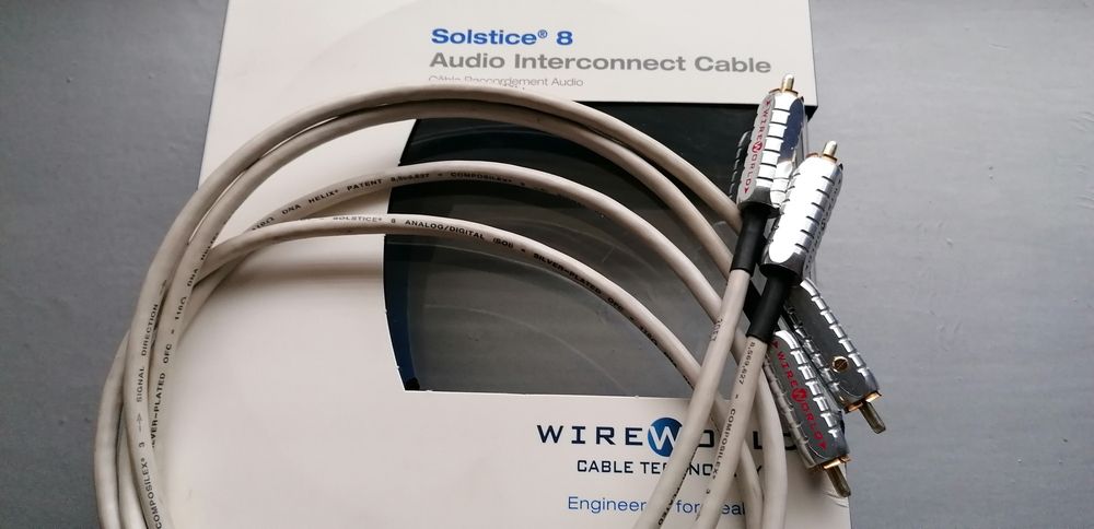 Interkonekt 2XRCA WIREWORLD SOLSTICE 8 - posrebrzany 1metr REZERWACJA