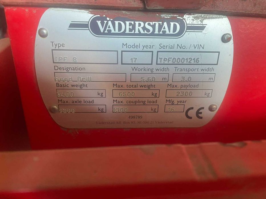 Сівалка Vaderstad Tempo8